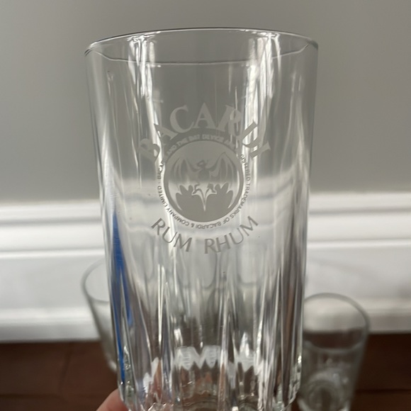 Bacardi Rum glasses - Picture 2 of 3